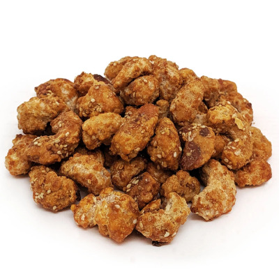 Castanha de Caju Caramelizada com Gergelim